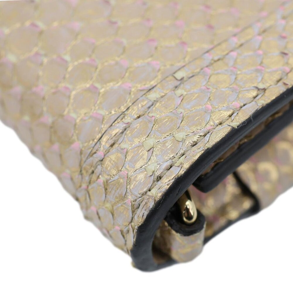 Louis Vuitton Trunk Python Leather Chain Wallet S… - image 9